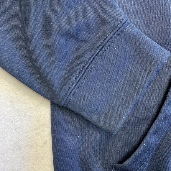 Penn State University Hoodie Mens M Navy Blue Embroidered Stitches Pullover - Picture 7 of 13